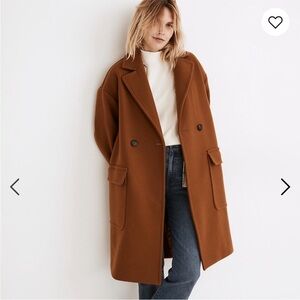 Madewell Averdon Coat in Insuluxe Fabric